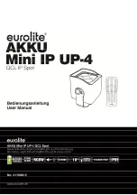 Preview for 1 page of EuroLite AKKU mini IP UP-4 User Manual