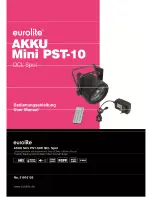 EuroLite AKKU Mini PST-10W User Manual предпросмотр