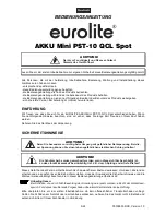 Preview for 3 page of EuroLite AKKU Mini PST-10W User Manual