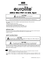 Preview for 14 page of EuroLite AKKU Mini PST-10W User Manual