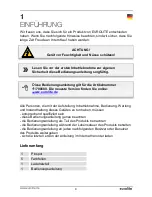 Preview for 4 page of EuroLite AKKU PST-3W 6300K User Manual