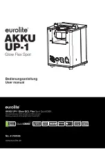 EuroLite AKKU UP-1 Glow QCL Flex Spot User Manual предпросмотр