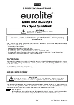 Предварительный просмотр 4 страницы EuroLite AKKU UP-1 Glow QCL Flex Spot User Manual