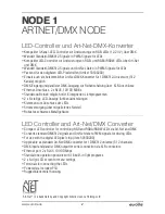 Preview for 2 page of EuroLite ARTNET/DMX NODE 1 User Manual