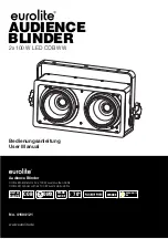 Предварительный просмотр 1 страницы EuroLite Audience Blinder User Manual