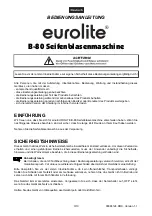 Предварительный просмотр 3 страницы EuroLite B-80 User Manual