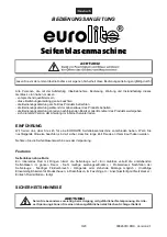 Предварительный просмотр 3 страницы EuroLite B-90 User Manual