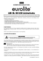 Предварительный просмотр 3 страницы EuroLite BL-20 G50 User Manual