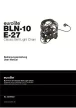 EuroLite BLN-10 E-27 User Manual preview
