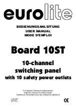 EuroLite Board 10-ST User Manual предпросмотр