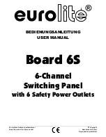 Предварительный просмотр 1 страницы EuroLite Board 6S User Manual