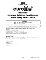 Предварительный просмотр 7 страницы EuroLite Board 6S User Manual