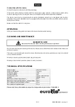 Preview for 11 page of EuroLite Boxwood Ball User Manual