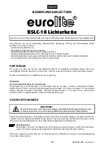 Preview for 3 page of EuroLite BSLC-10 User Manual