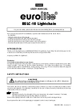 Preview for 8 page of EuroLite BSLC-10 User Manual