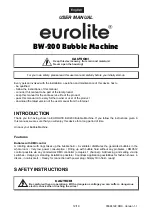 Предварительный просмотр 12 страницы EuroLite BW-200 User Manual