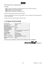 Предварительный просмотр 14 страницы EuroLite CHASER 405 User Manual