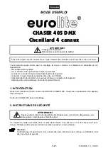 Предварительный просмотр 15 страницы EuroLite CHASER 405 User Manual