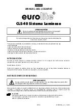 Preview for 27 page of EuroLite CLS-40 User Manual