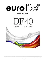 EuroLite DF40 User Manual preview