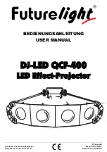 EuroLite DJ-LED QCF-400 User Manual предпросмотр