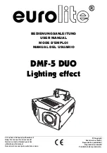 EuroLite DMF-5 DUO User Manual preview
