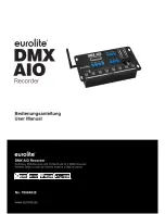 EuroLite DMX AIO Recorder User Manual preview