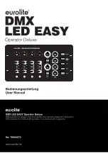 EuroLite DMX LED EASY Operator Deluxe User Manual preview