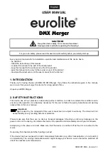 Preview for 8 page of EuroLite DMX Merger User Manual