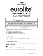 Предварительный просмотр 24 страницы EuroLite DMX OPERATOR 240 User Manual