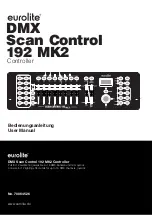 EuroLite DMX Scan Control 192 MK2 User Manual preview