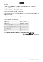 Preview for 16 page of EuroLite FE-3x1 TCL User Manual