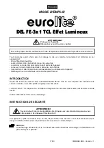 Preview for 17 page of EuroLite FE-3x1 TCL User Manual