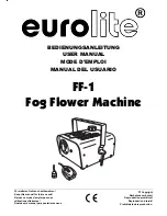 Предварительный просмотр 1 страницы EuroLite FF-1 User Manual