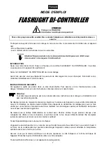 Предварительный просмотр 9 страницы EuroLite FLASHLIGHT DJ-CONTROLLER Operating Instructions Manual