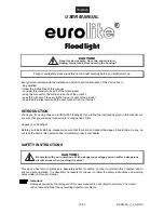 Preview for 12 page of EuroLite Floodlight User Manual