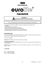 Предварительный просмотр 4 страницы EuroLite Footswitch User Manual