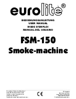 EuroLite FSM-150 User Manual preview