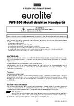 Предварительный просмотр 2 страницы EuroLite FWS-300 User Manual