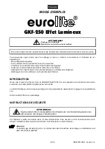 Предварительный просмотр 21 страницы EuroLite GKF-250 User Manual