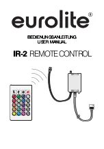 Предварительный просмотр 1 страницы EuroLite IR-2 User Manual