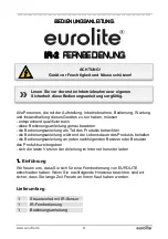 Предварительный просмотр 4 страницы EuroLite IR-2 User Manual