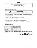 Preview for 6 page of EuroLite Junior Bubble Machine User Manual