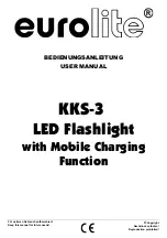 EuroLite KKS-3 User Manual preview