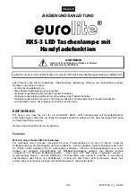 Preview for 3 page of EuroLite KKS-3 User Manual