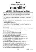 Preview for 4 page of EuroLite KLS-120 User Manual