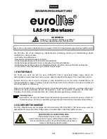 Предварительный просмотр 3 страницы EuroLite LAS-10 User Manual