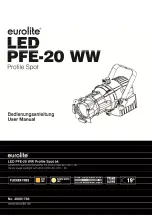 Предварительный просмотр 1 страницы EuroLite LEC PFE-20 WW User Manual