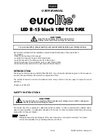 Предварительный просмотр 14 страницы EuroLite LED B-15 black User Manual