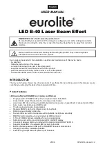 Предварительный просмотр 20 страницы EuroLite LED B-40 User Manual